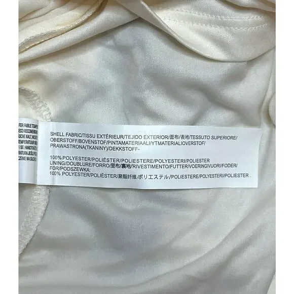 New $249 JOIE Crochet Knit Midi Dress Sleeveless Striped Ivory Coastal Chic M - Picture 13 of 15